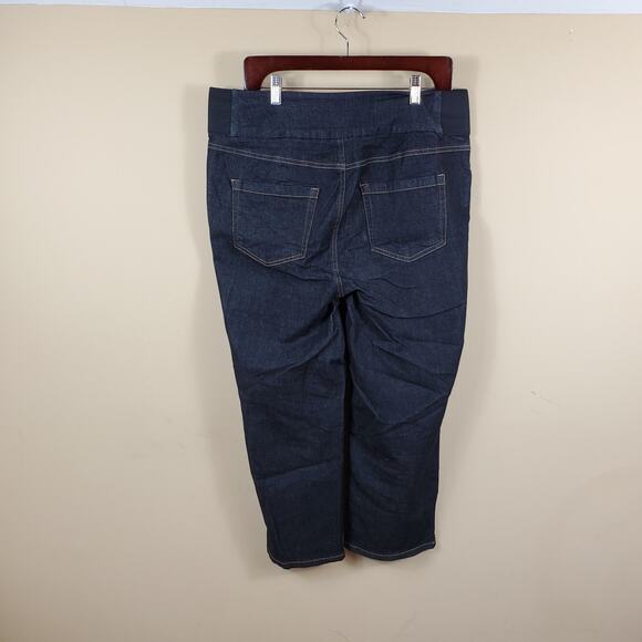 Woman Within Straight Leg Stretch Jean Size 18W - Picture 8 of 12